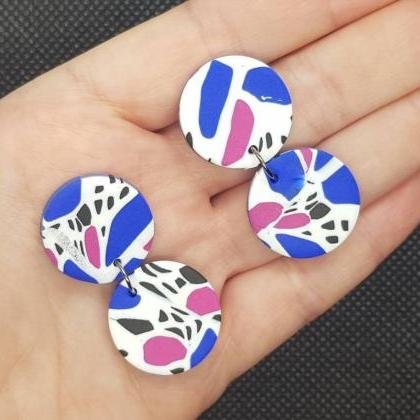 Funky Pattern 80s Statement Arch Polymerclay..